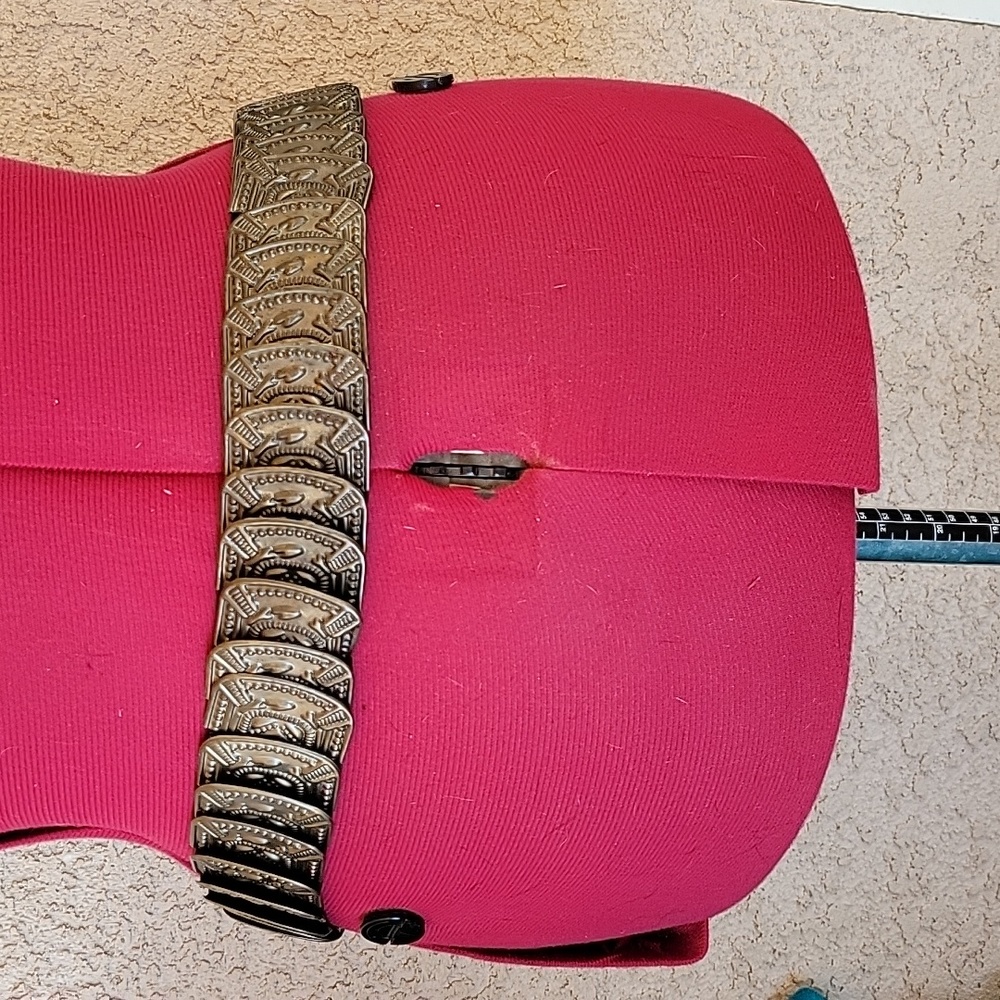 Vintage Retro Strtchy Statement Belt 38" stretches to 48" - Picture 2 of 8